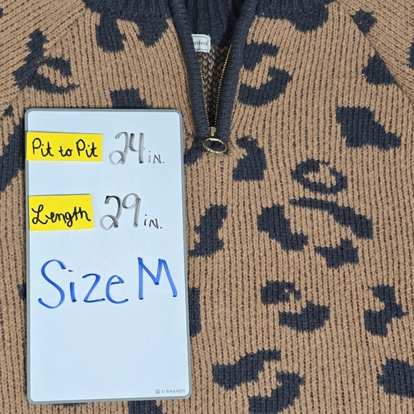 SIMPLY SOUTHERN | LEO SOFT & COZY SWEATER KNIT HEAVYWEIGHT LEOPARD PULLOVER - Picture 13 of 13